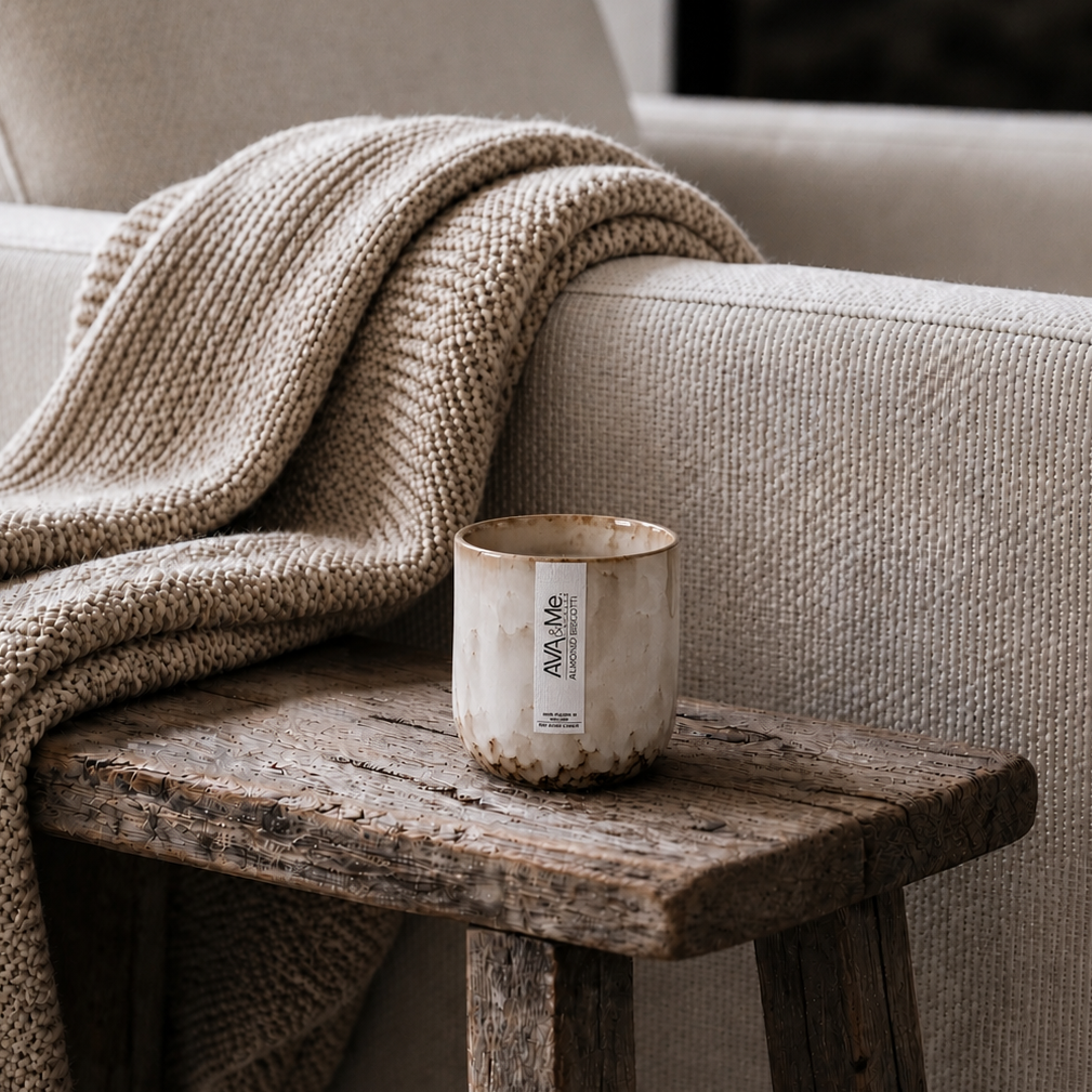 Almond Biscotti Scented Candle Natural Collection