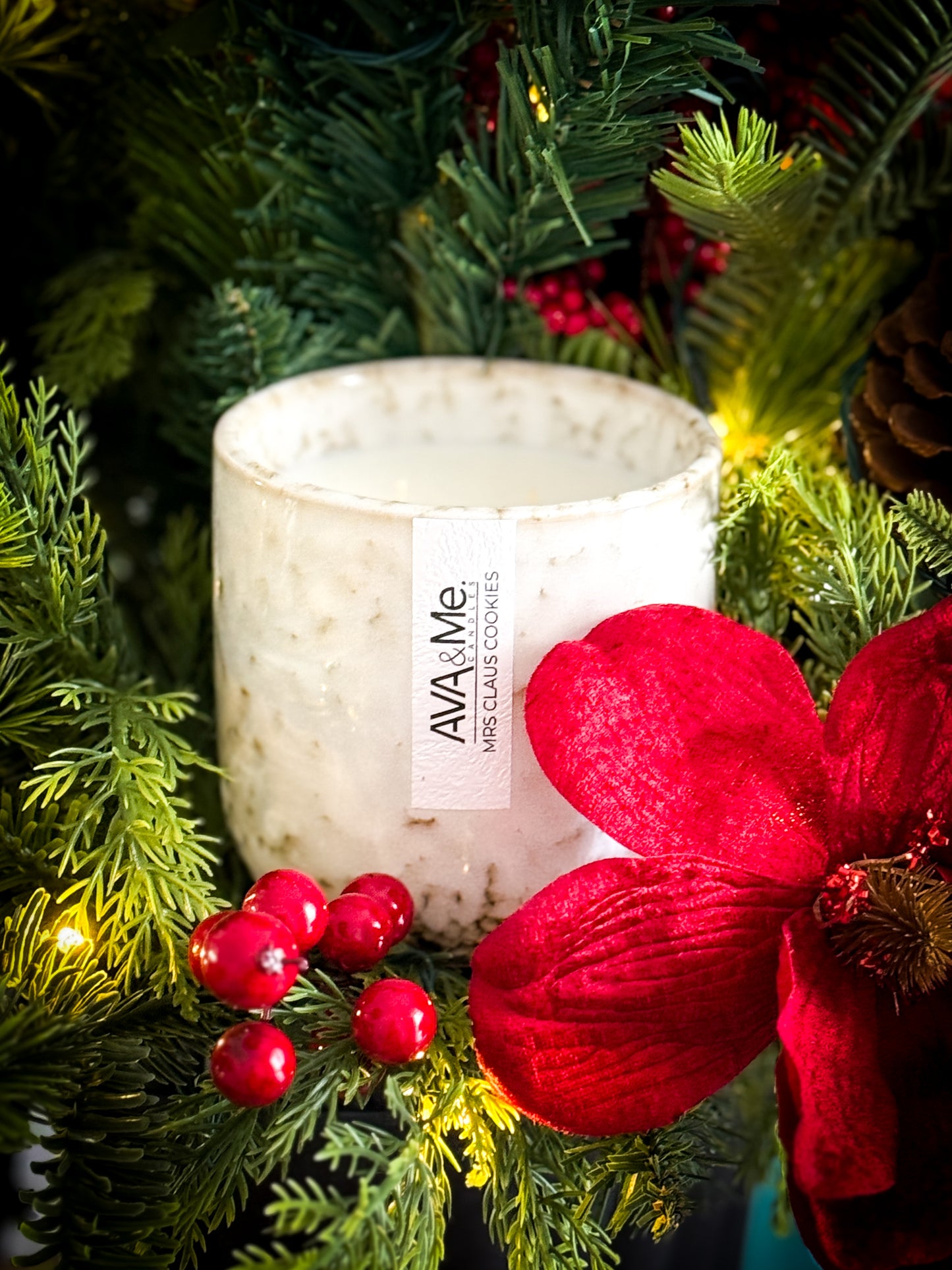 Mrs Clause Cookies Scented Candle Natural Collection