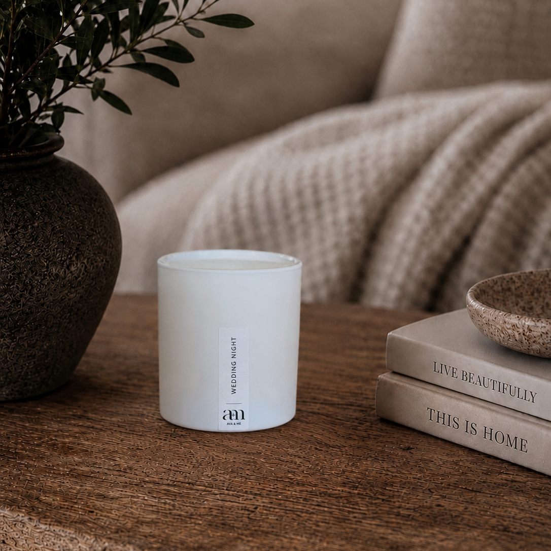 Wedding Night Scented Candle Classic White Collection