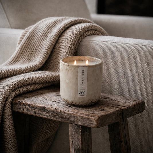 Love & Passion Scented Candle Natural Collection