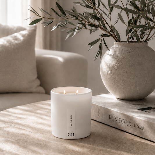 By The Fire Scented Candle Classic White Collection