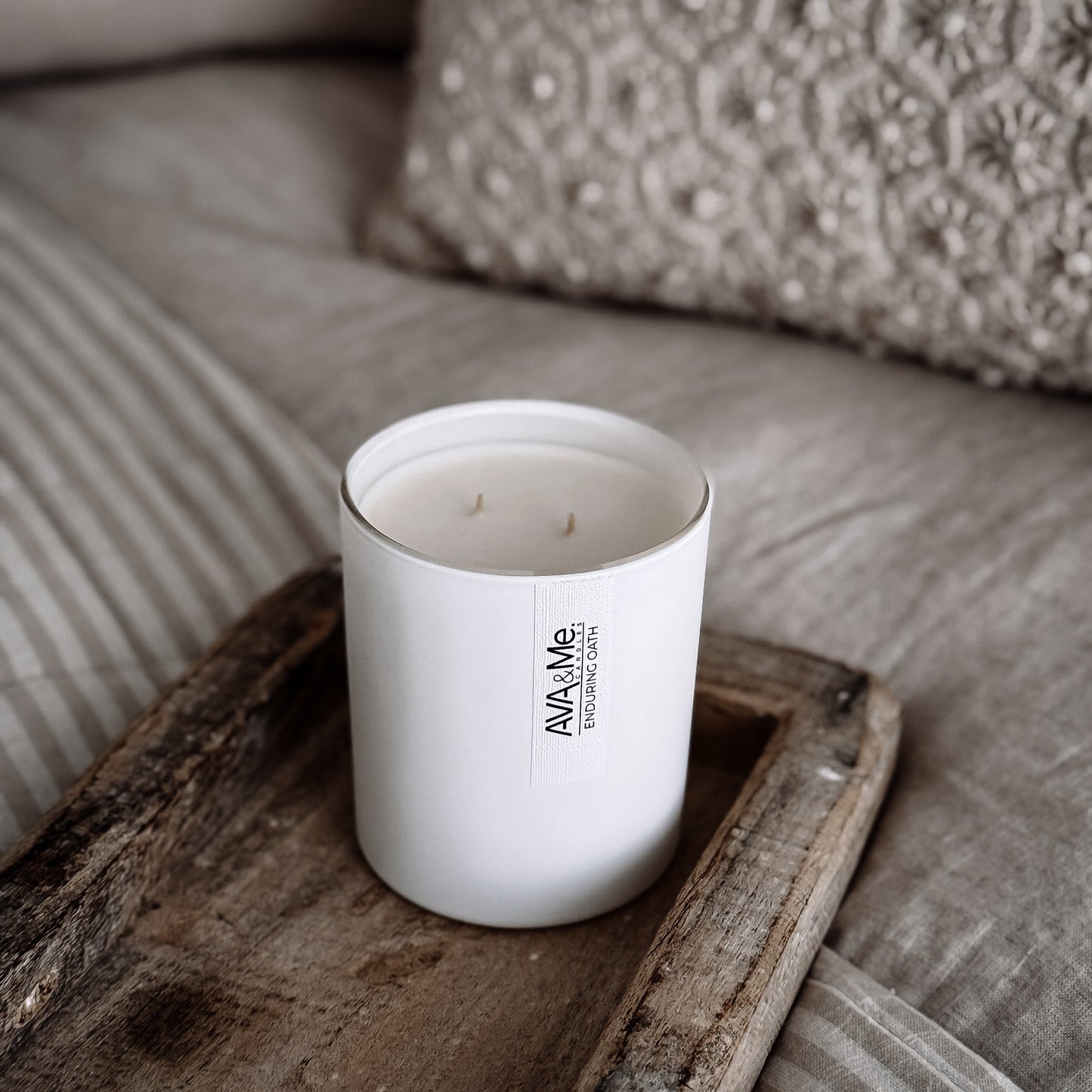 Enduring Oath Scented Candle Classic White Collection