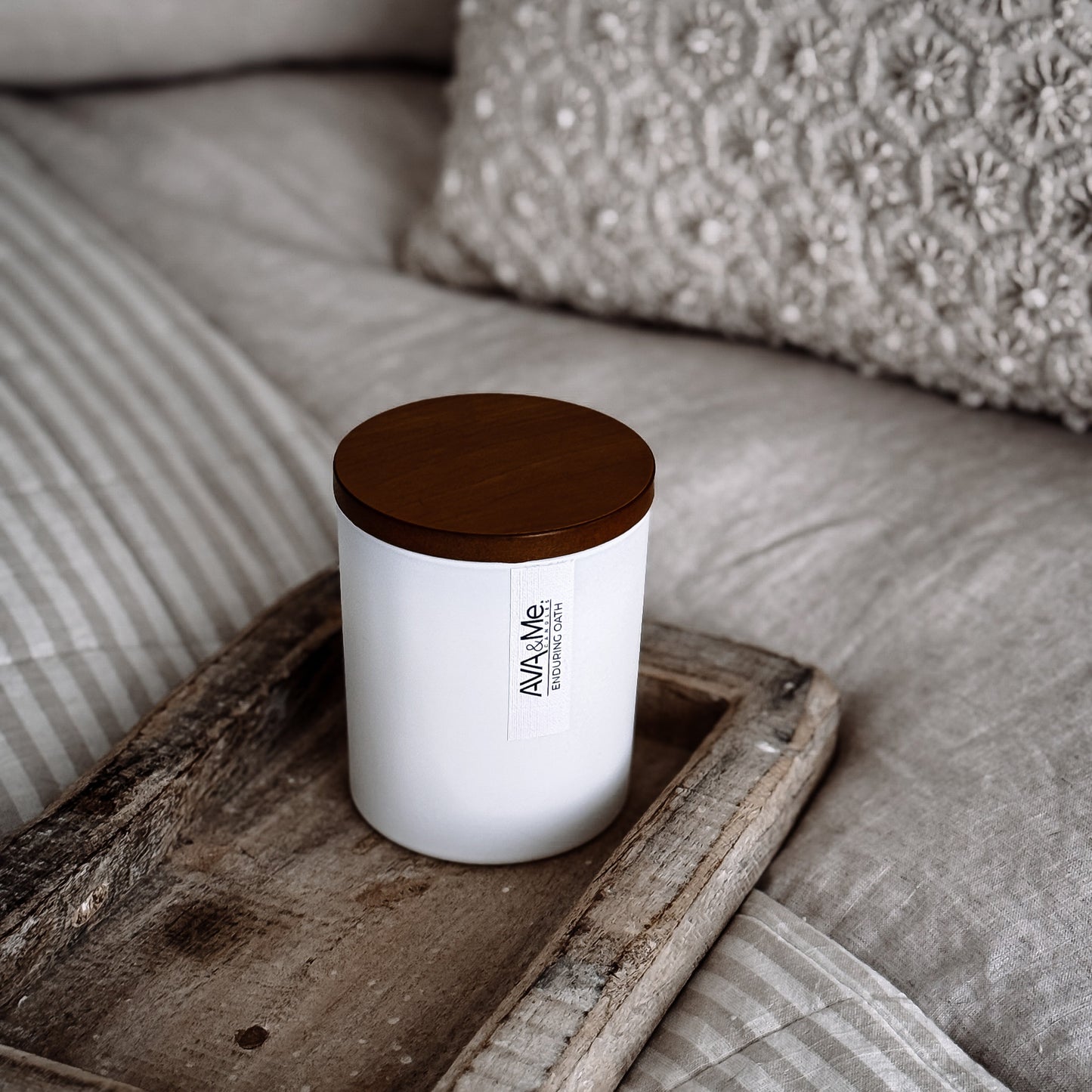 Enduring Oath Scented Candle Classic White Collection
