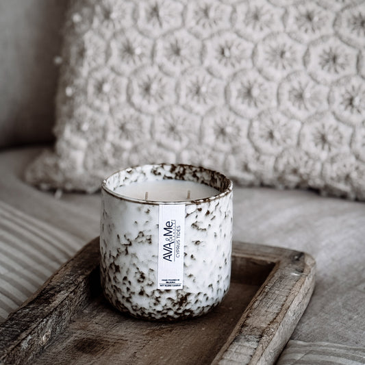 Cyprus Tides Scented Candle Natural Collection