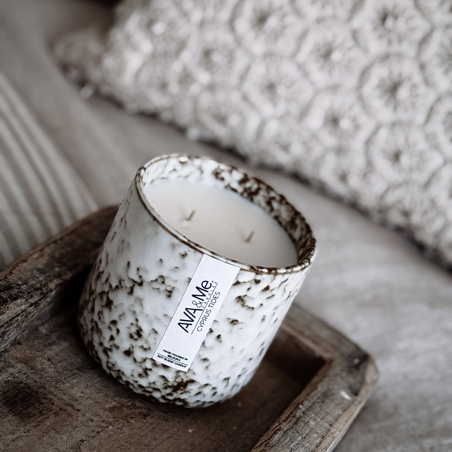Cyprus Tides Scented Candle Natural Collection