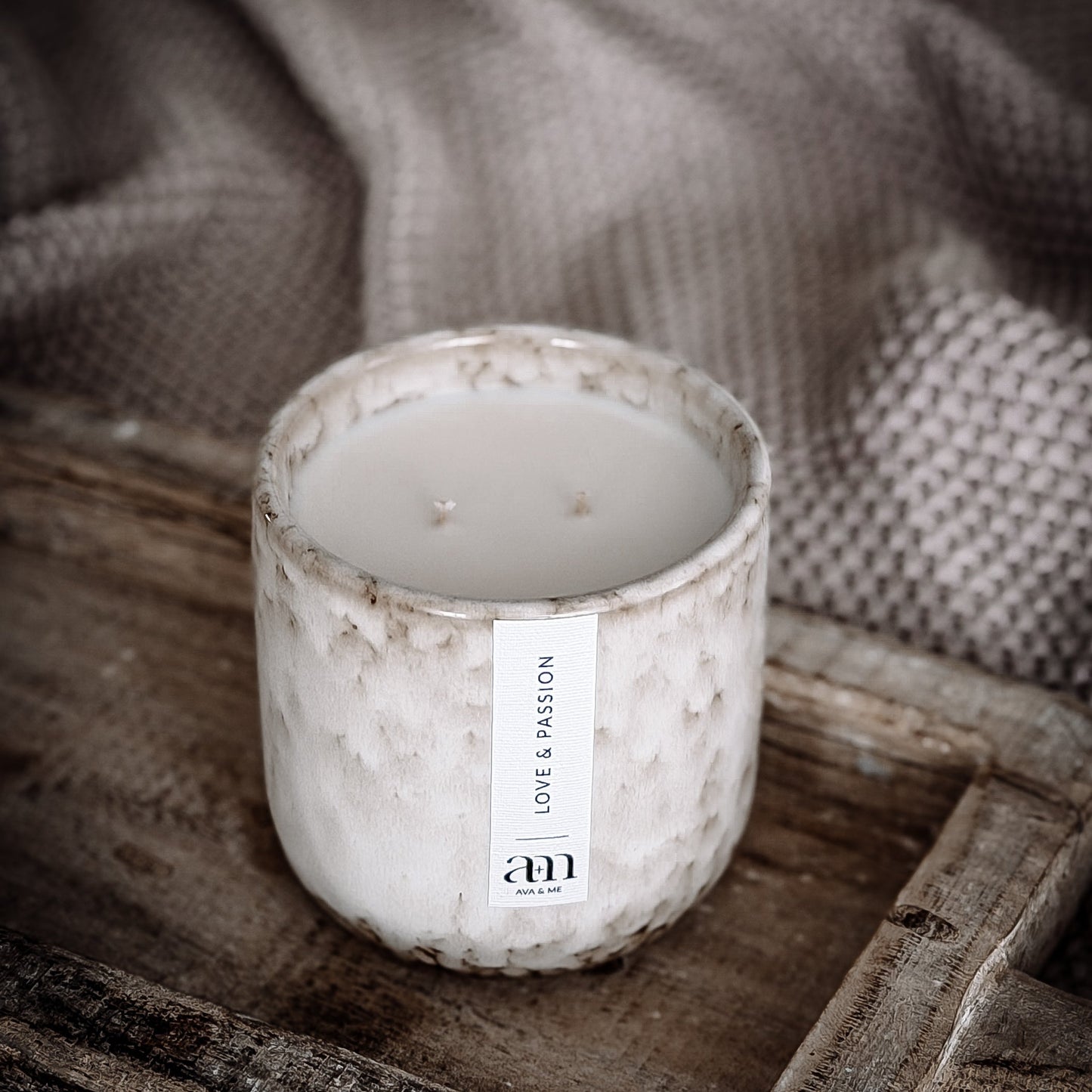 Love & Passion Scented Candle Natural Collection