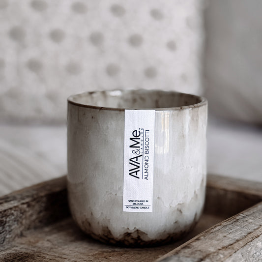 Almond Biscotti Scented Candle Natural Collection