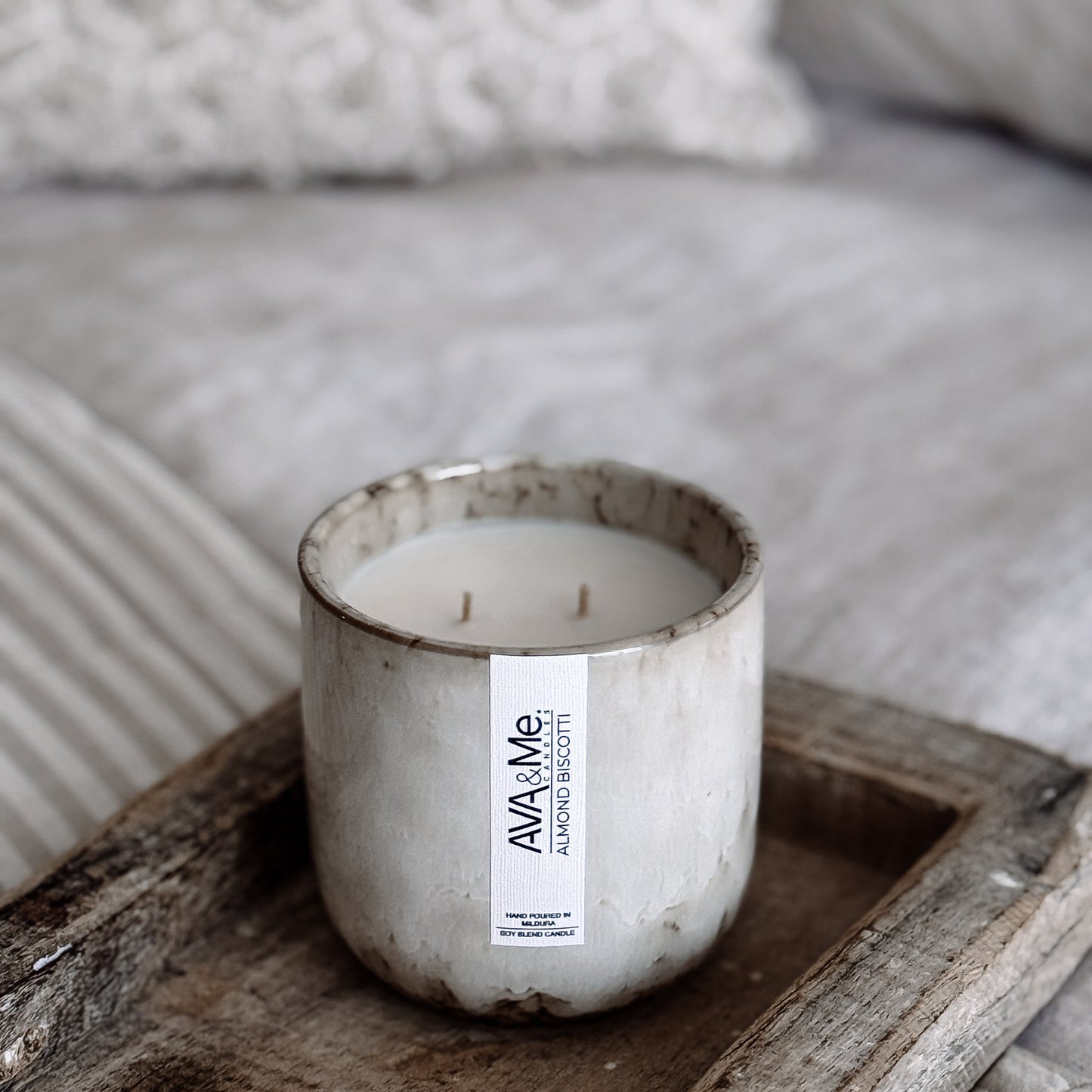 Almond Biscotti Scented Candle Natural Collection